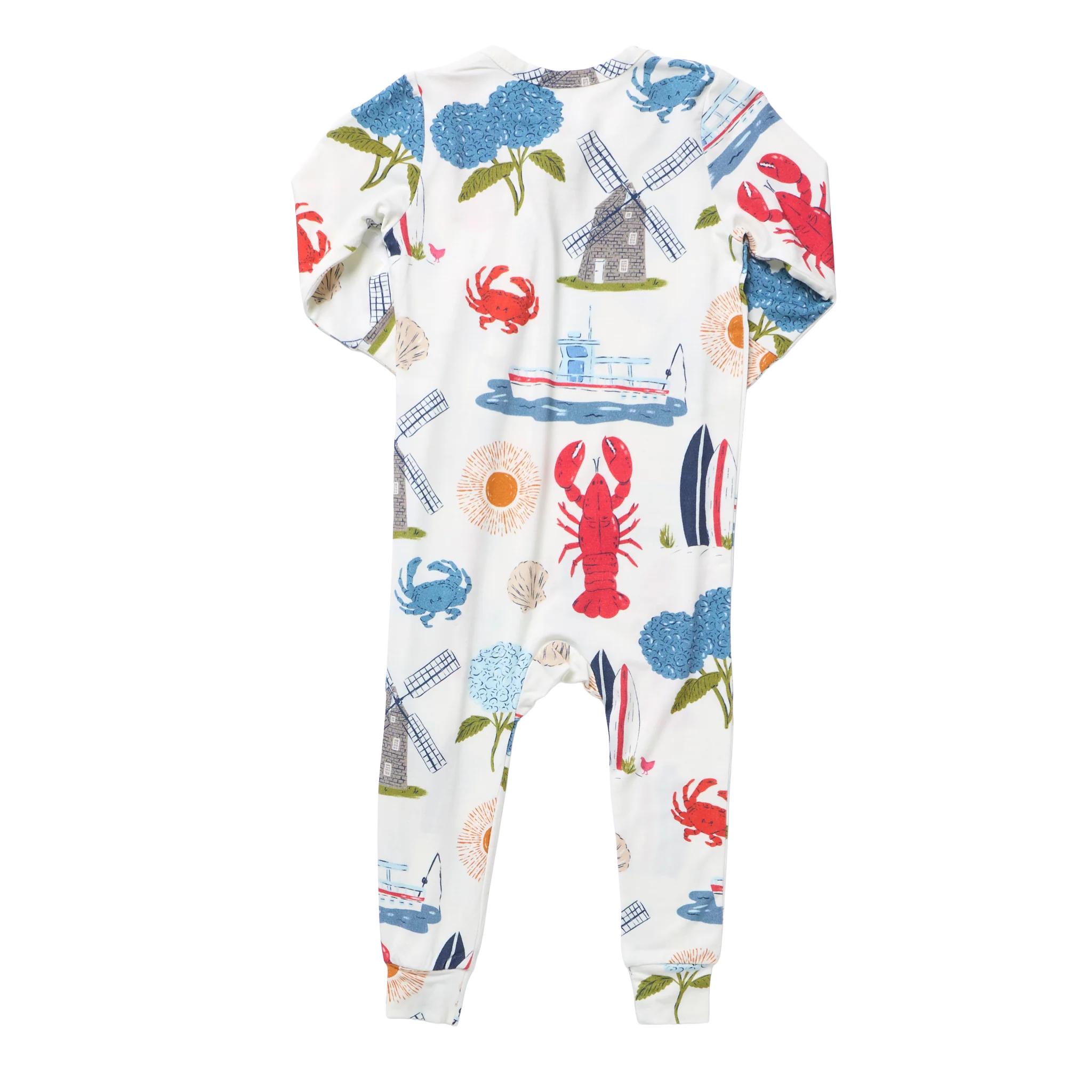 Baby Bamboo Romper - Hamptons - Image 3