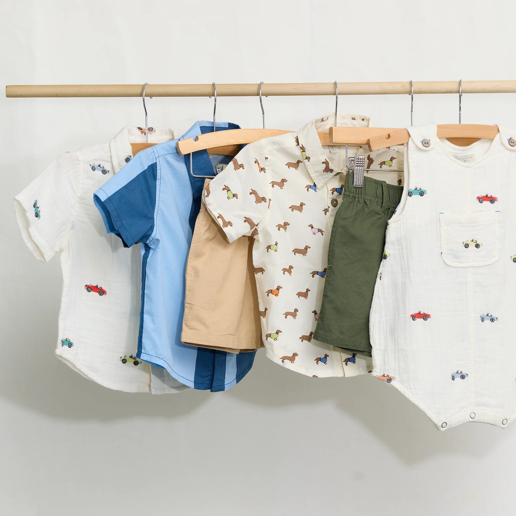 Baby Boys Jack Shirt - Dachshunds In Sweaters - Image 3