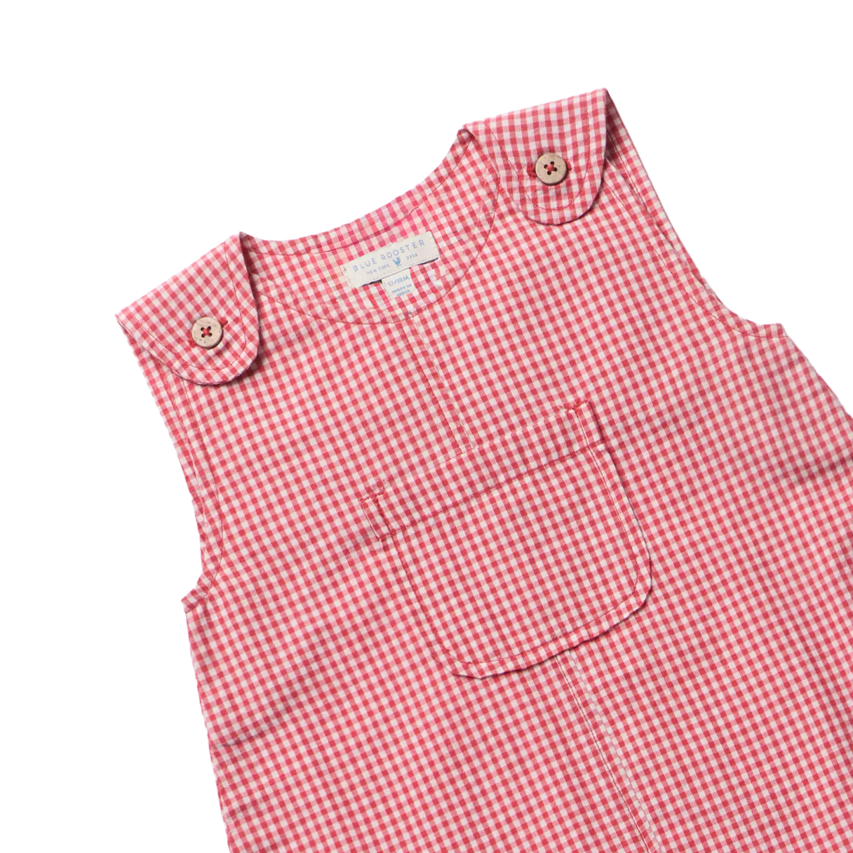 Baby Boys Noah Jumper - Red Gingham - Image 3