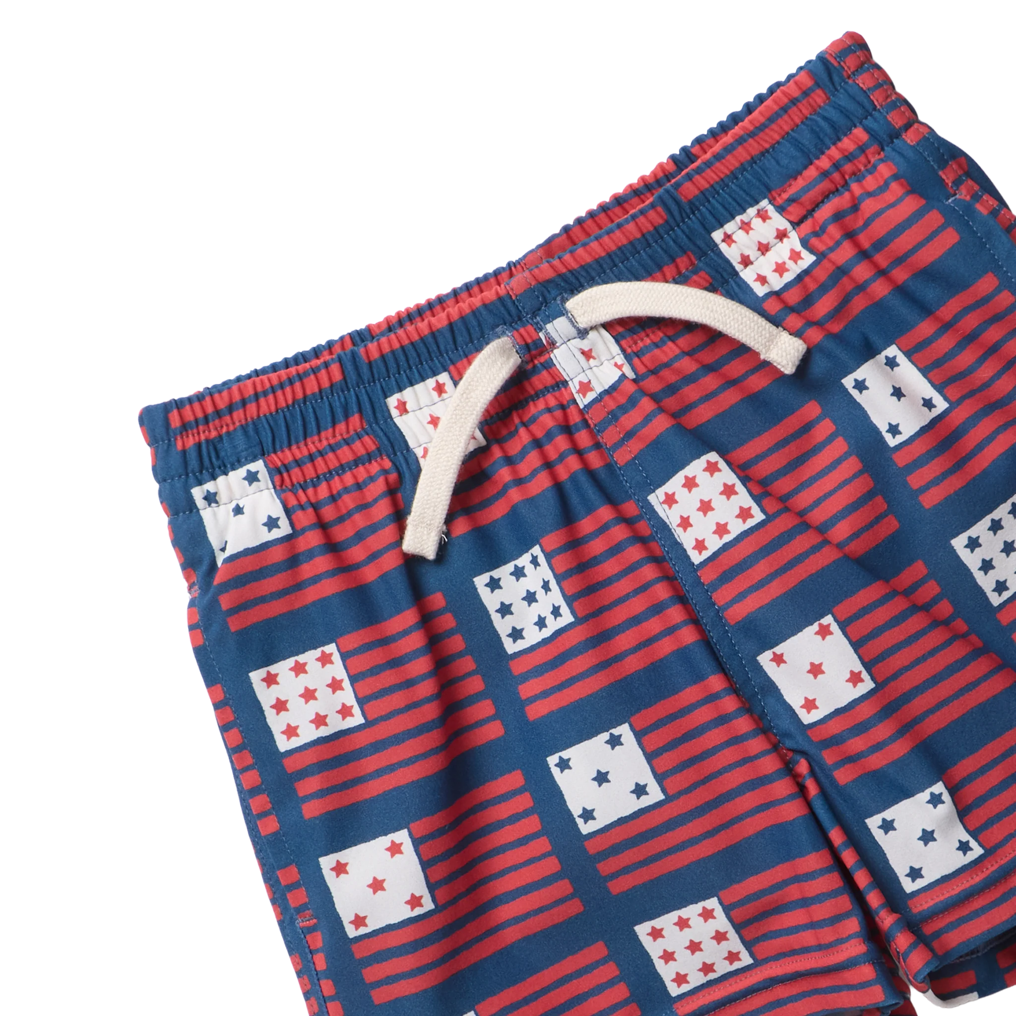 Baby Boys Swim Trunk - Navy Flag - Image 3