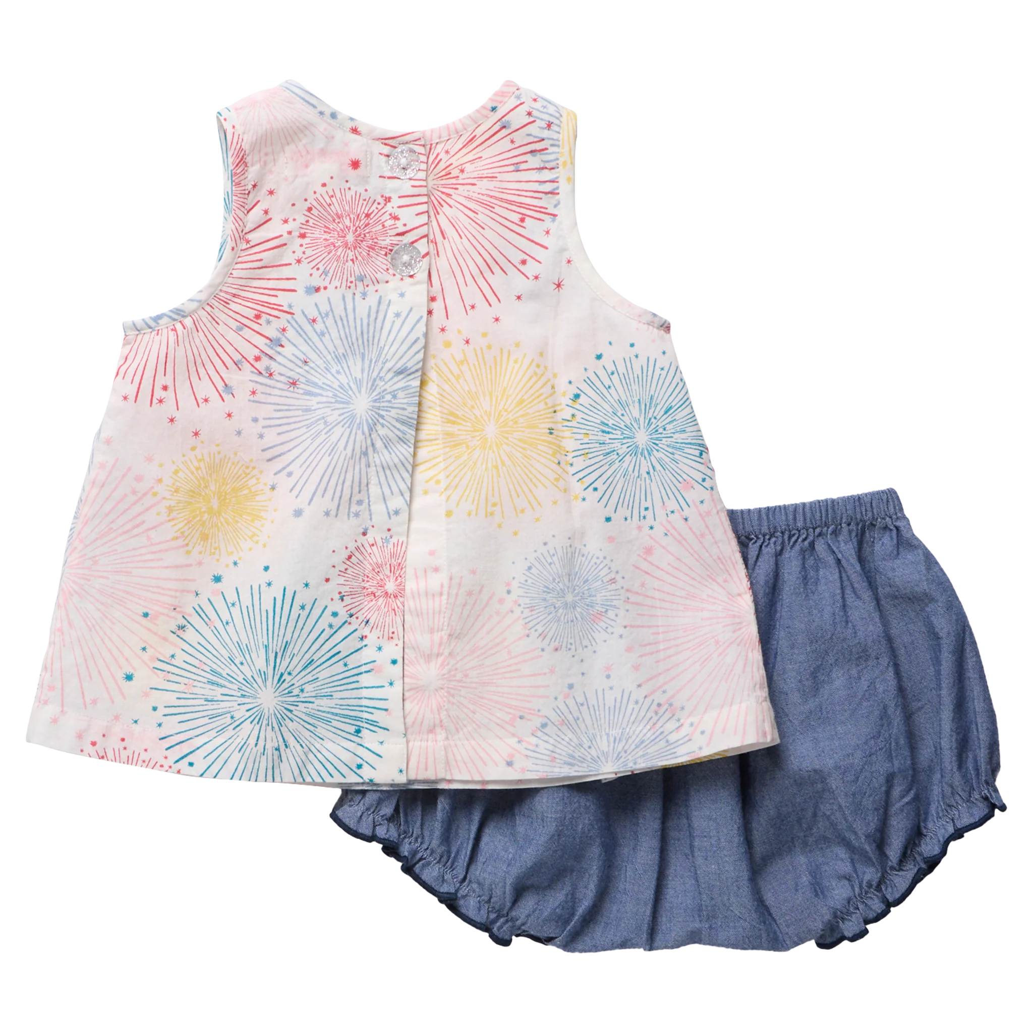 Baby Girls Jaipur 2-PC Set - Fireworks - Image 6