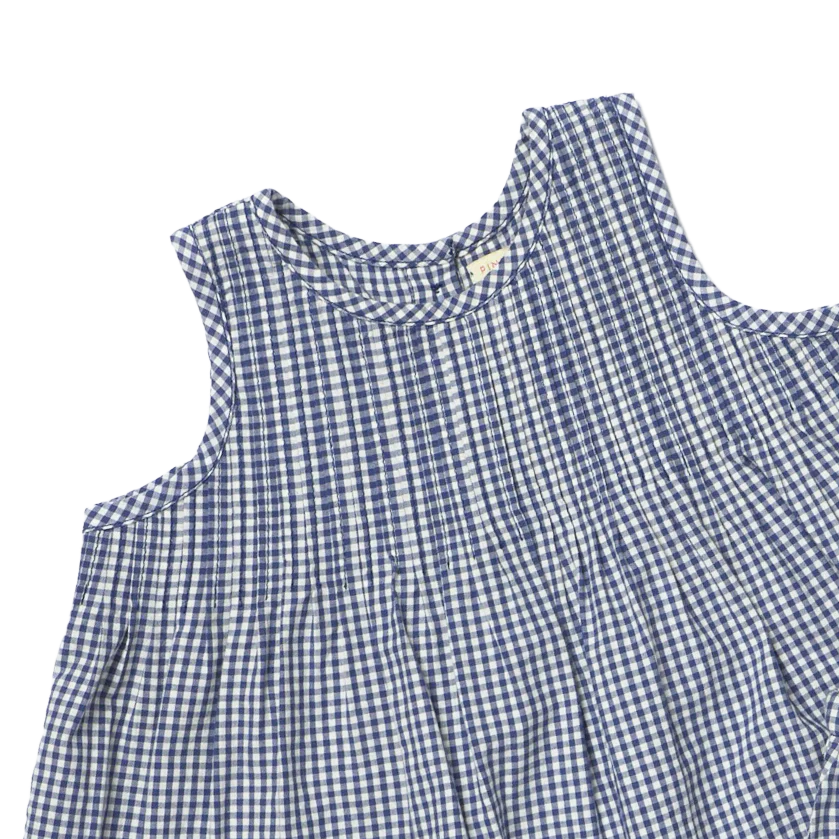 Baby Girls Jaipur 2-Piece Set - Navy Gingham - Image 3