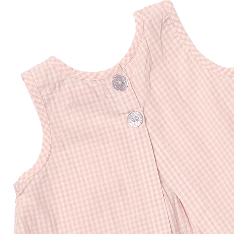 Baby Girls Jaipur 2-Piece Set - Pink Gingham - Image 6