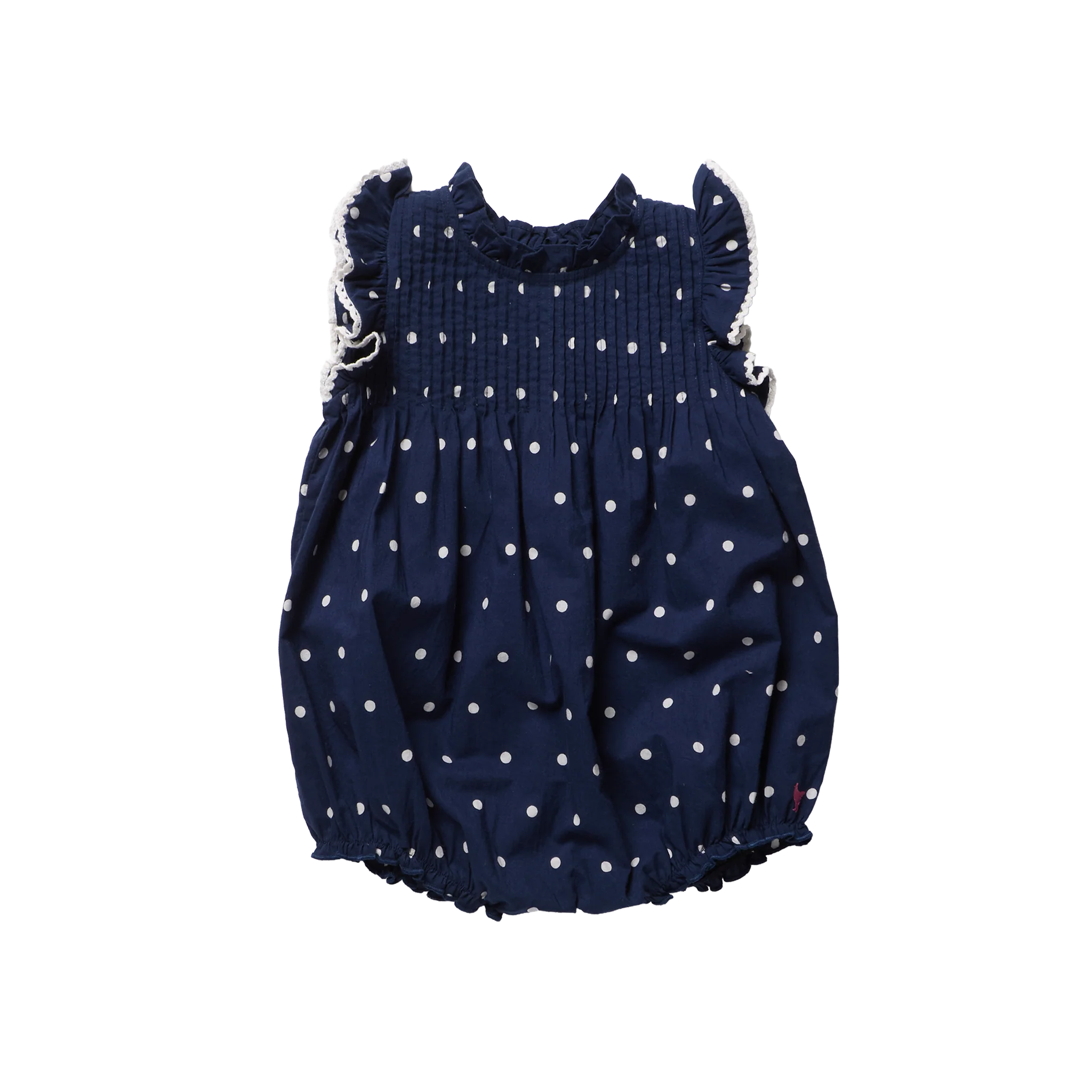 Baby Girls Jaipur Bubble - Navy Dot