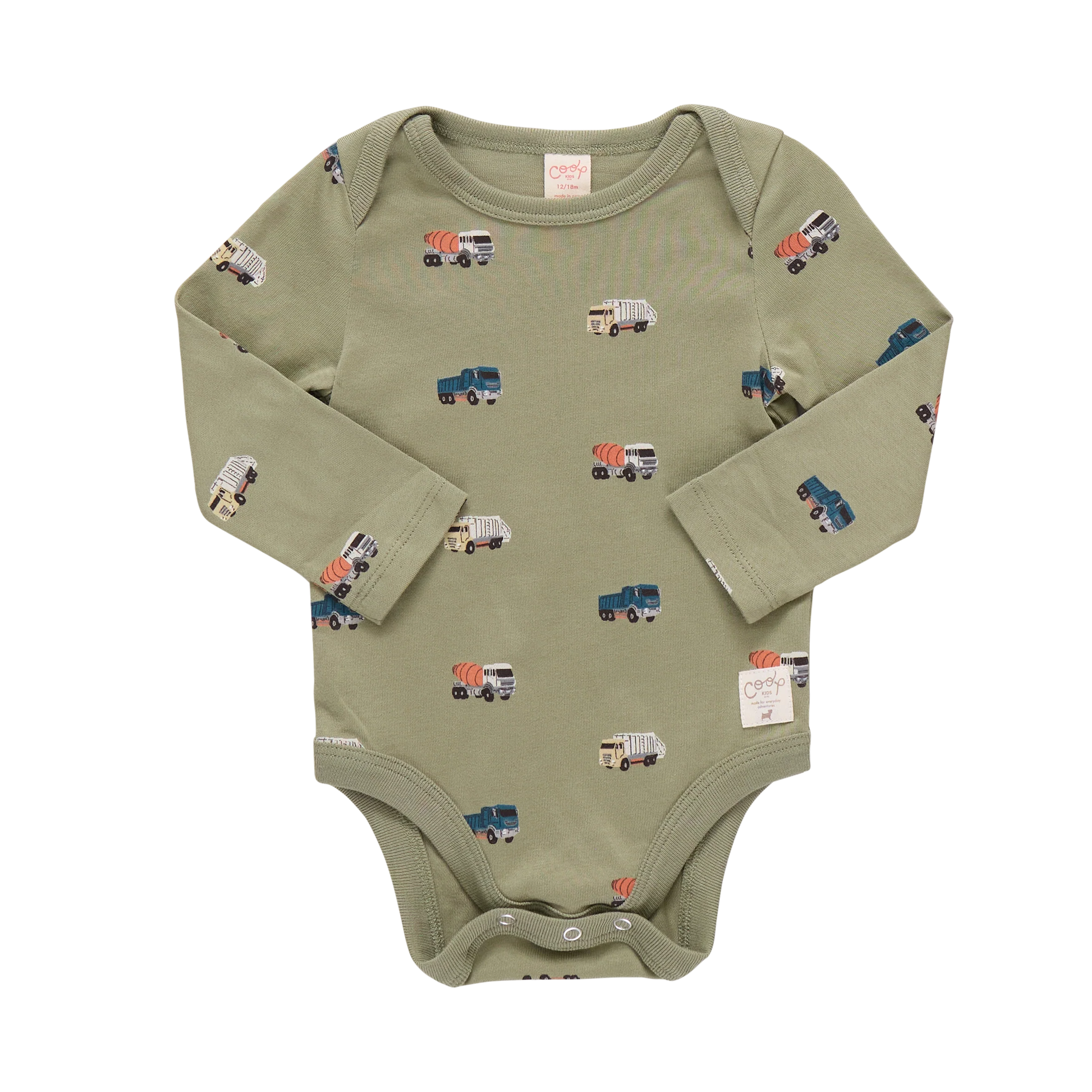 Baby Wonder Bodysuit - Trucks
