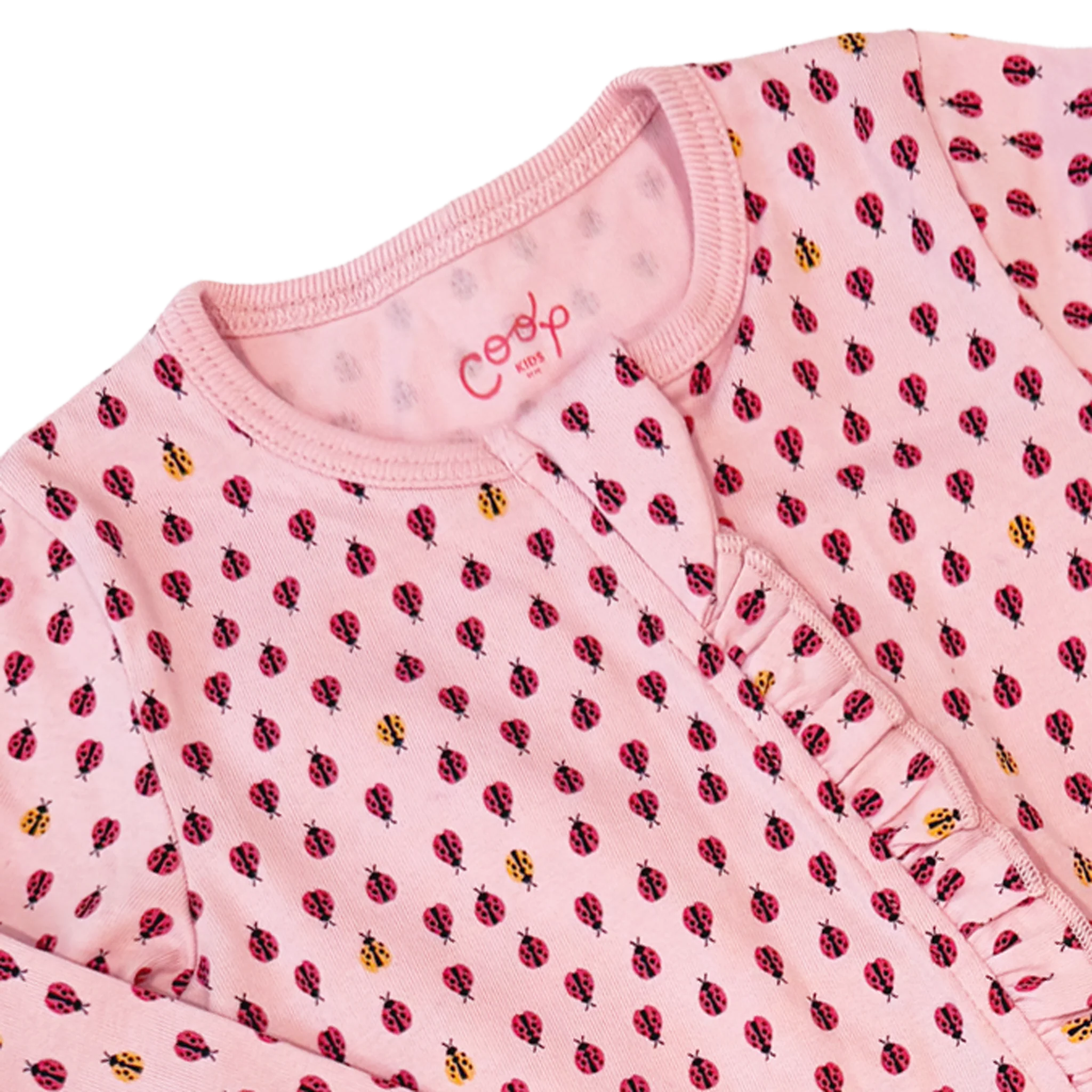 Baby Zip Romper - Mini Ladybugs - Image 3