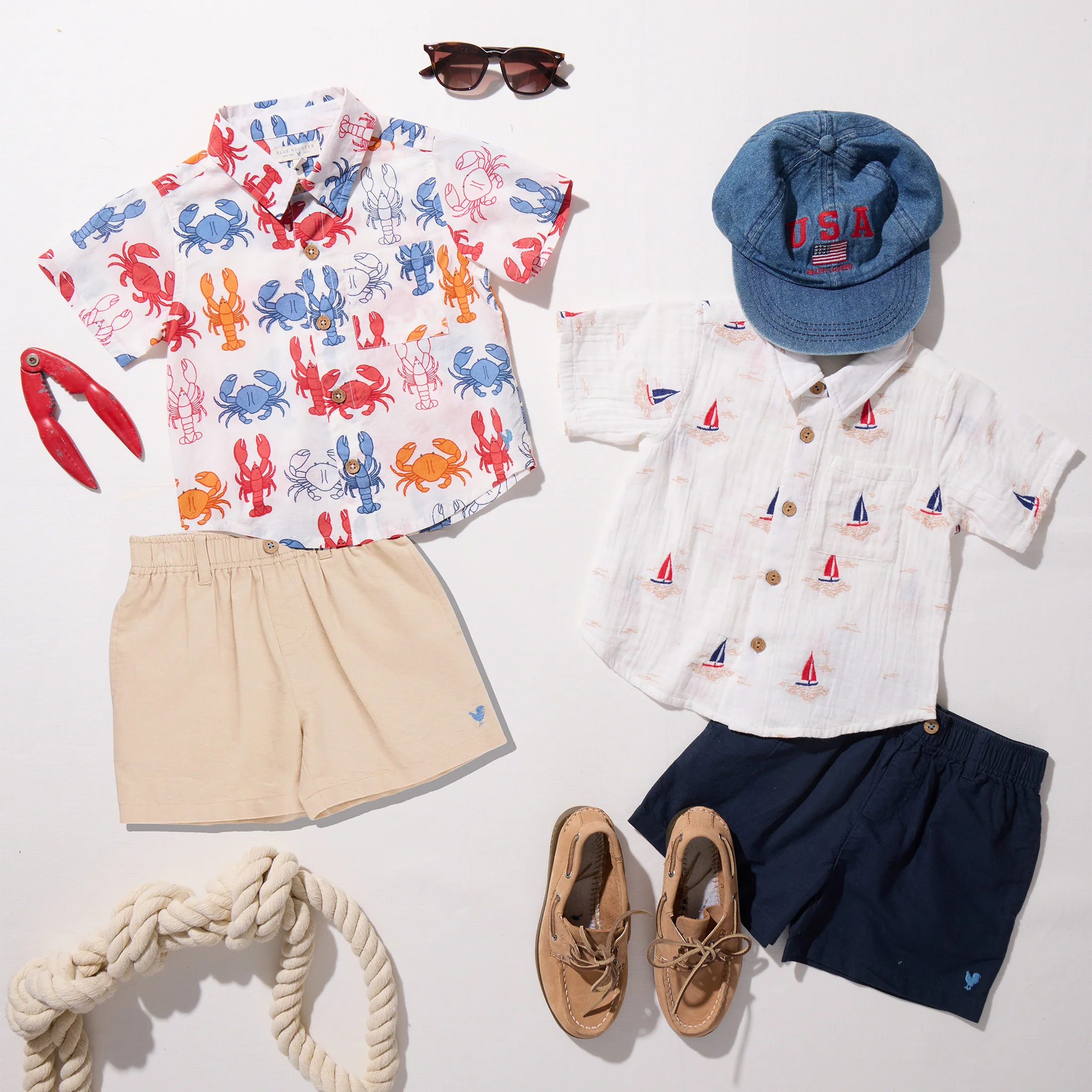 Boys Jack Shirt - Sailboat Embroidery - Image 4