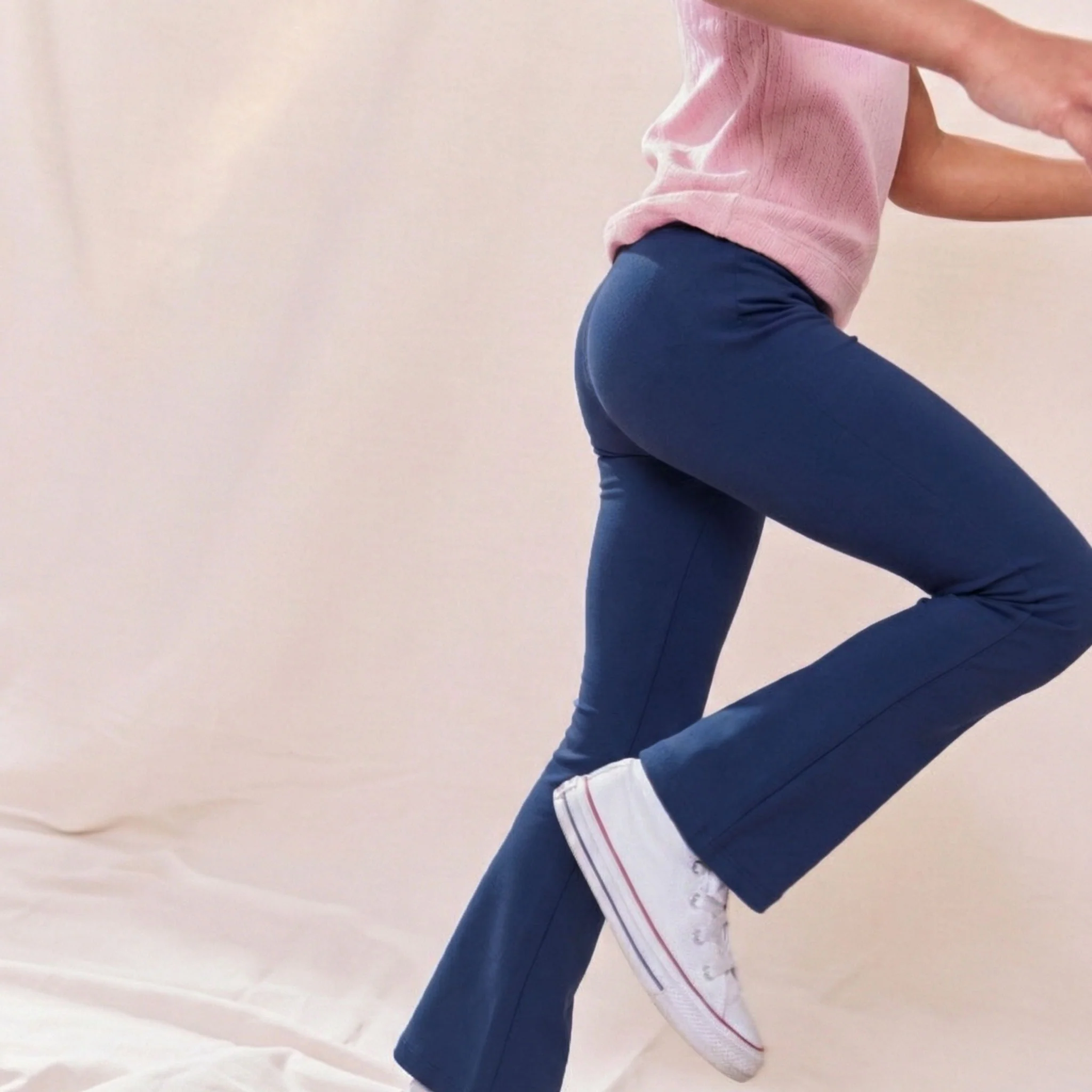 Cartwheel Flare Legging - Navy - Image 3