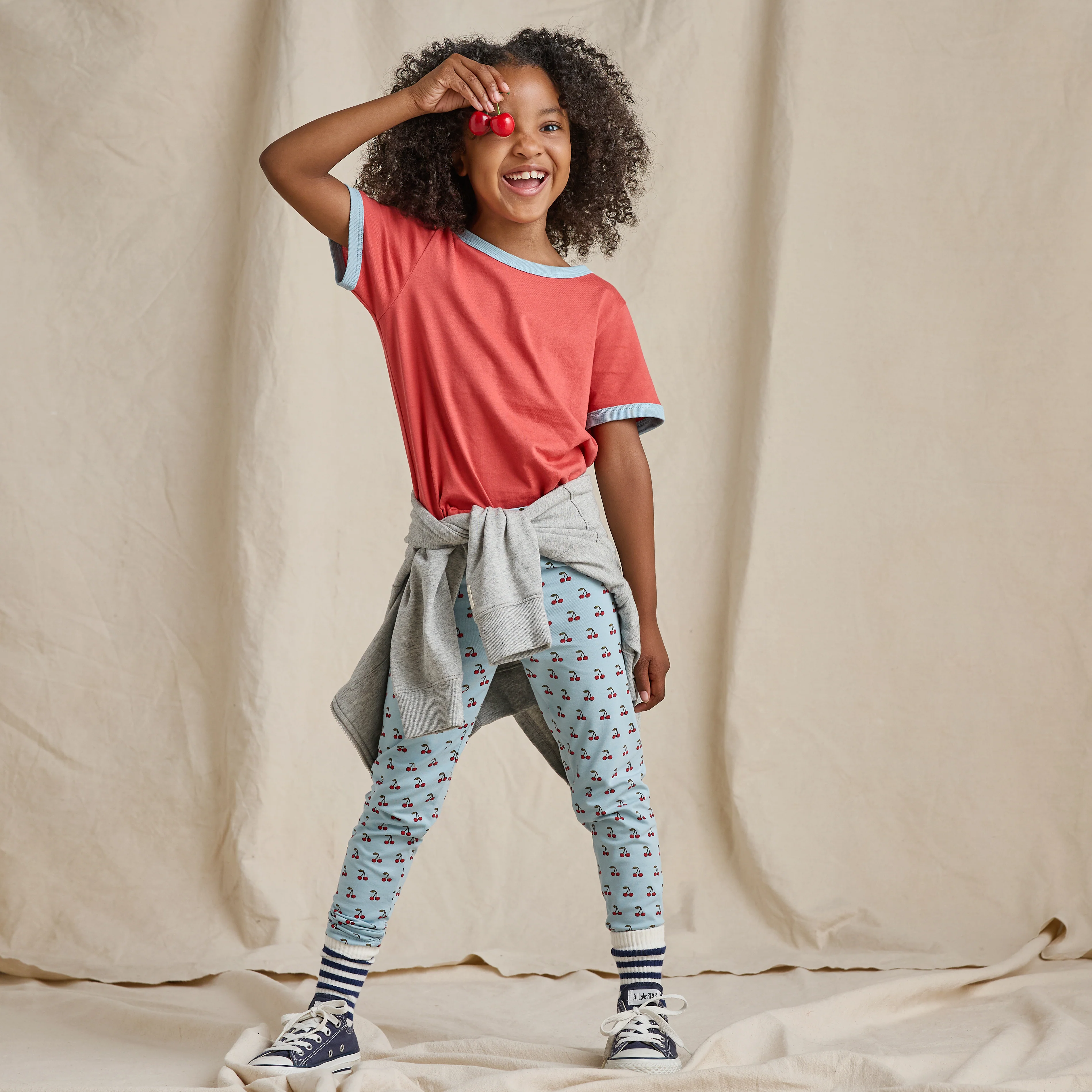 Cartwheel Legging - Cherries - Image 2