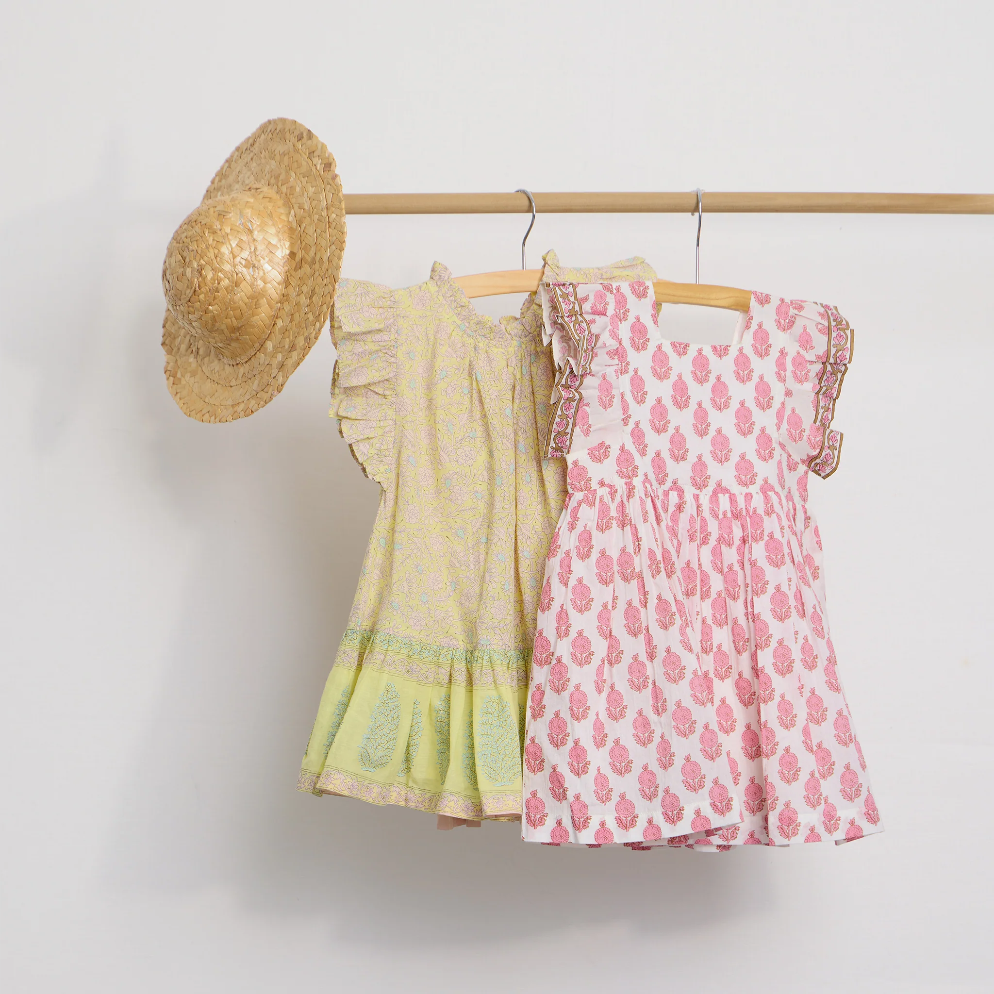 Girls Elsie Dress - Pink Dahlia Floral - Image 4