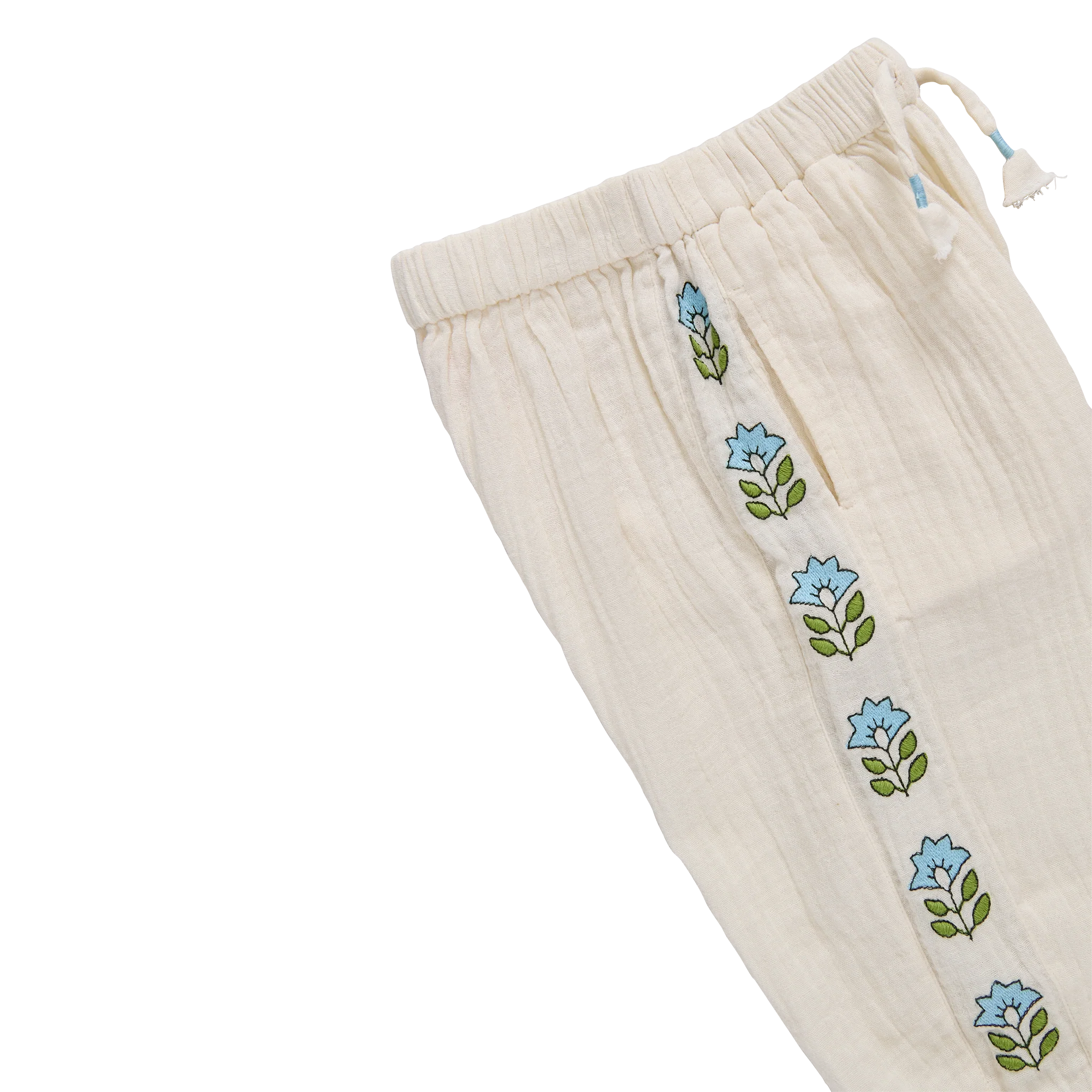Girls Kiran Pant - Antique White - Image 3