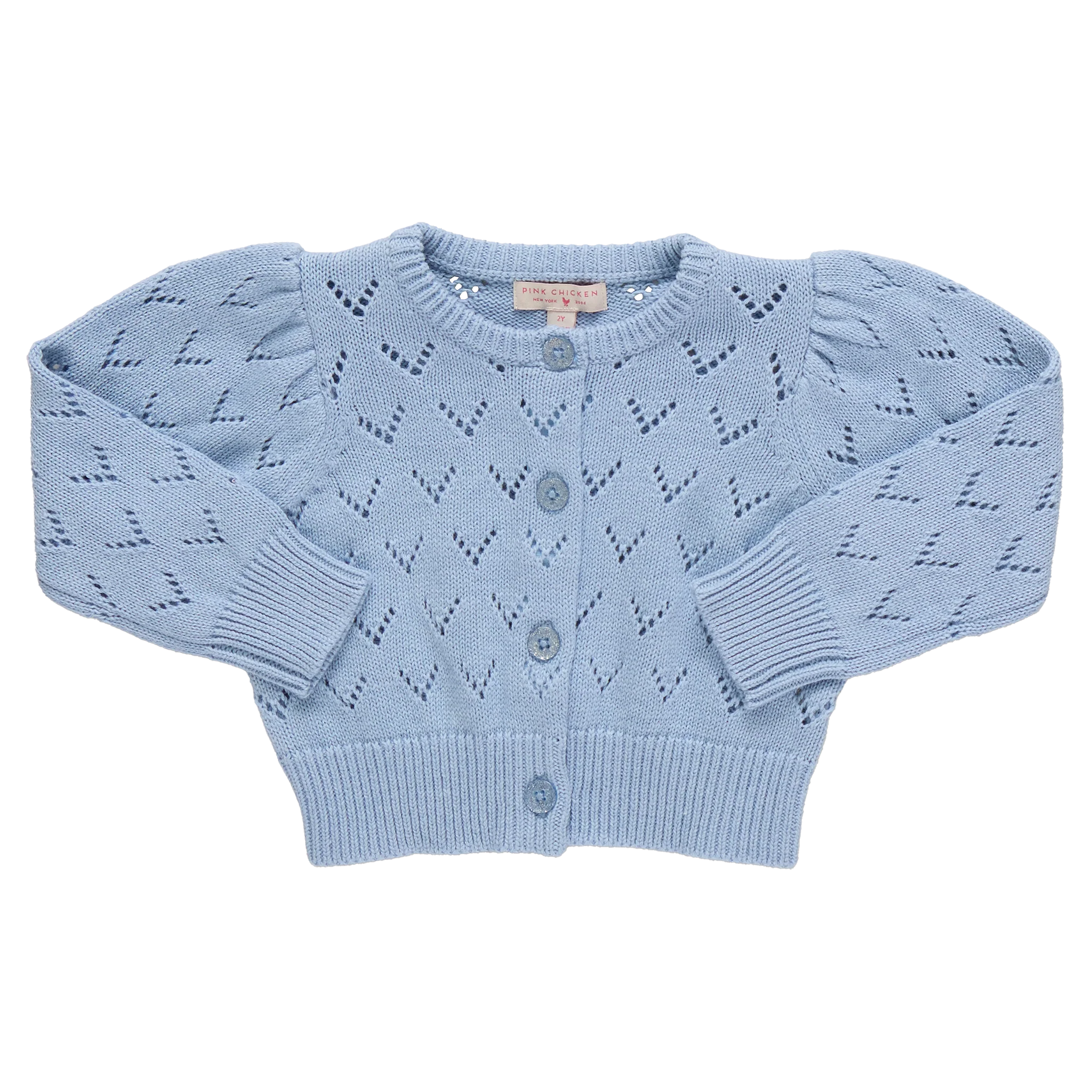Girls Sadie Sweater - Light Blue
