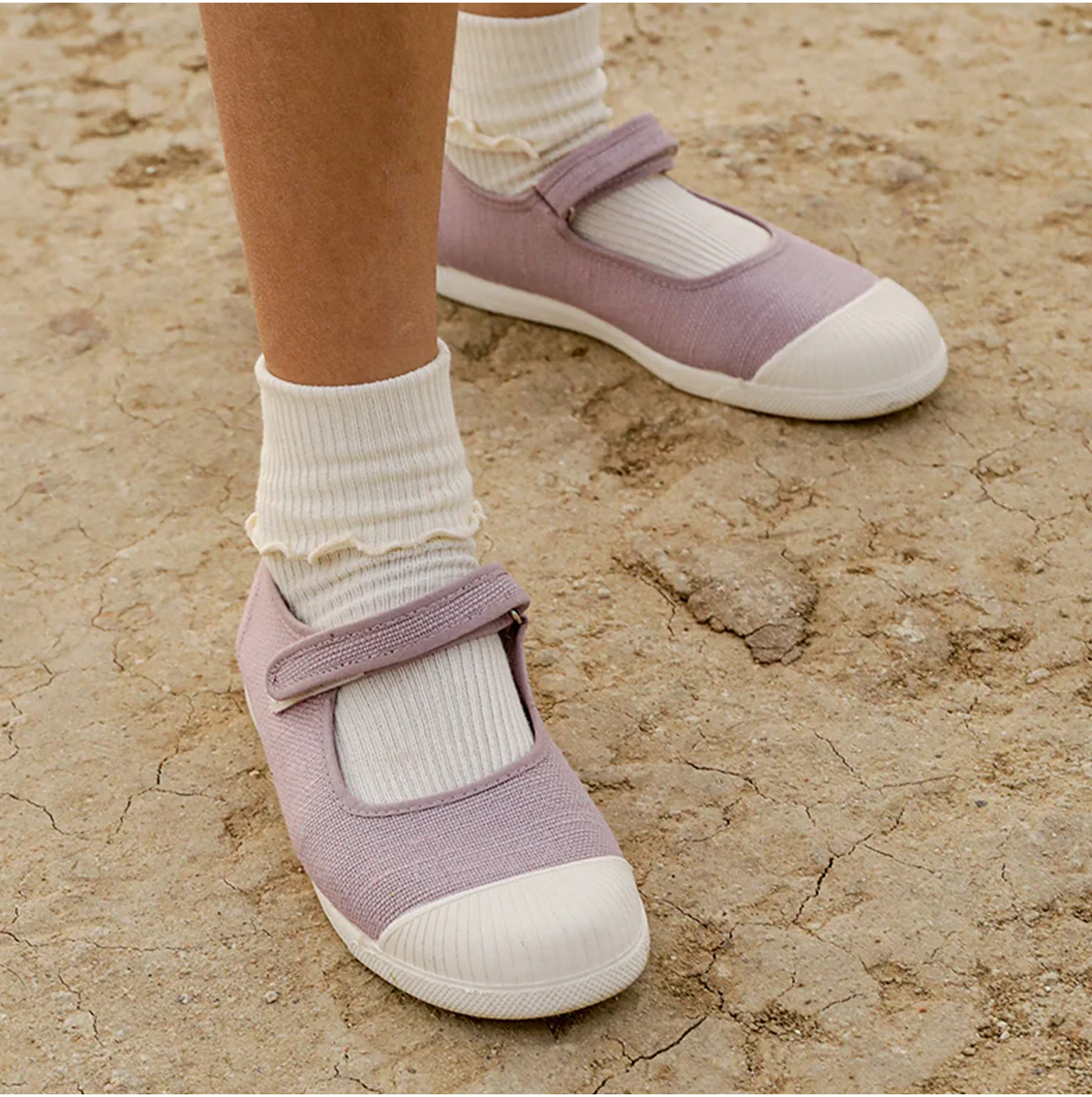 Isabel Canvas Sneaker - Lilac - Image 2