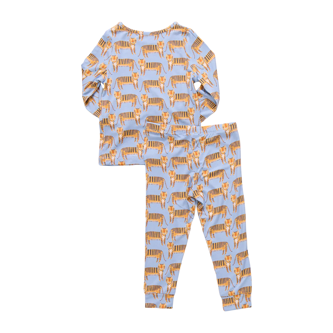 Kids Bamboo PJ Set - Tigers - Image 5
