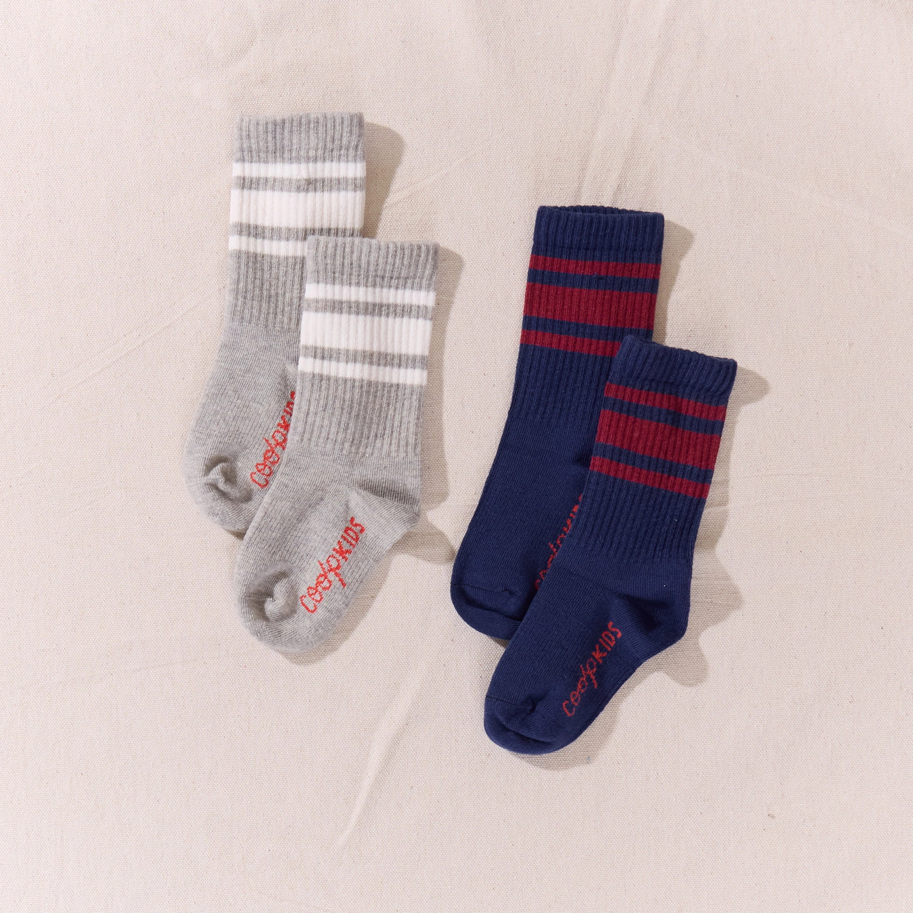 Scooter Tube Sock - Heather Grey Stripe - Image 3