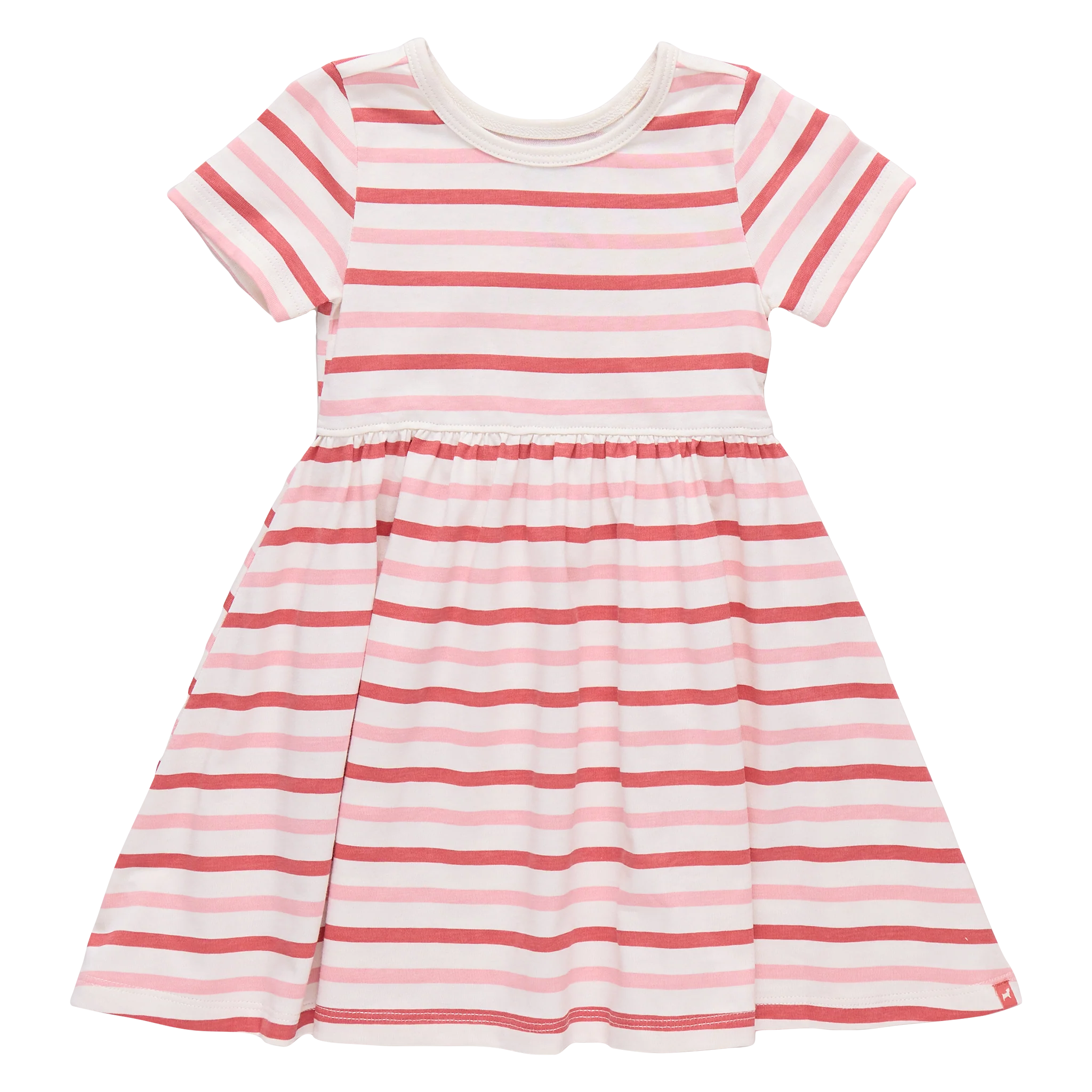 Sunny Dress - Pink and Red Stripe