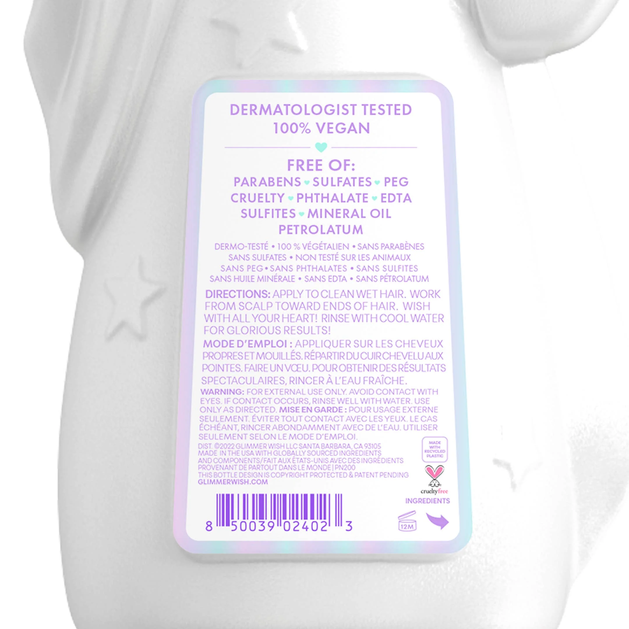 Unicorn Kids Conditioner | Paraben & Sulfate Free - Image 2